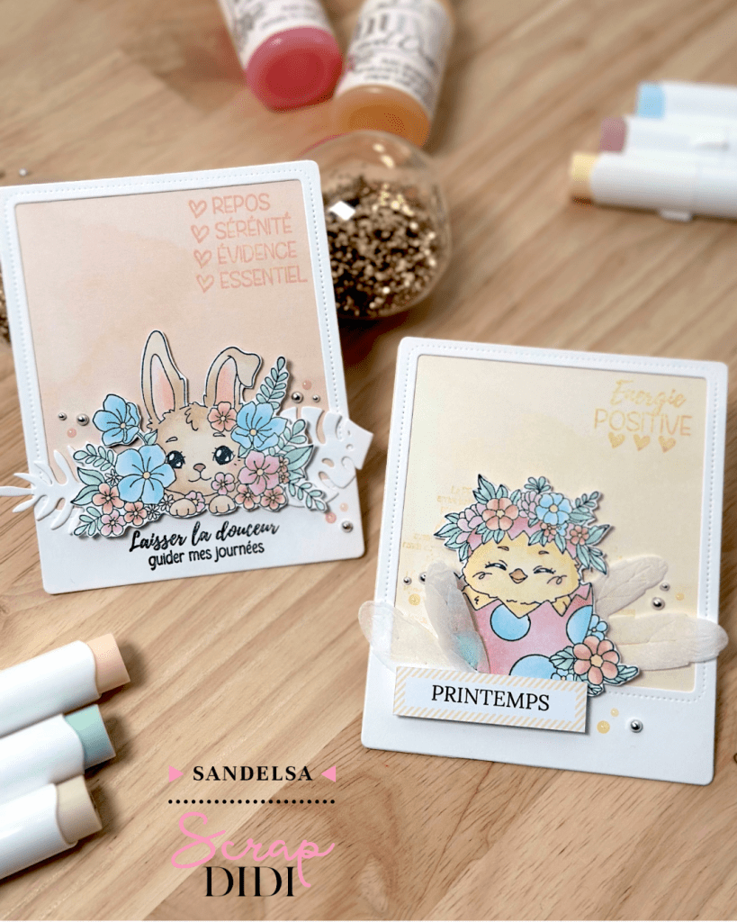 Duo de polaroïds printaniers