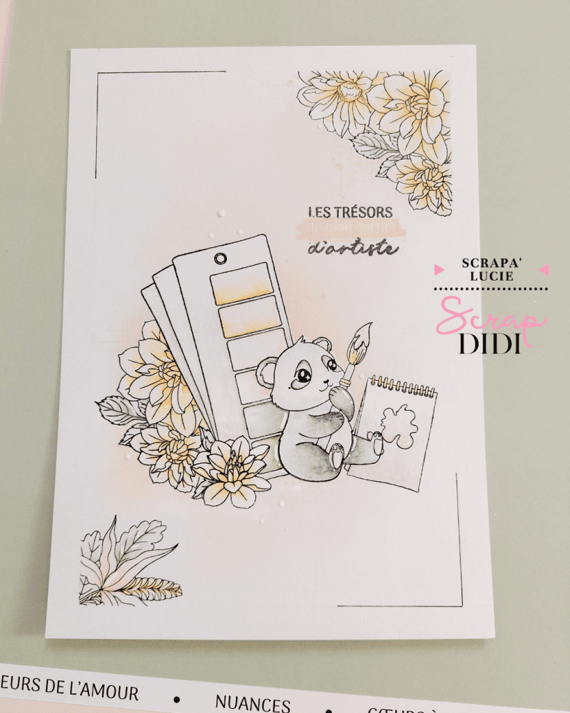 Page de carnet - Scrapbooking