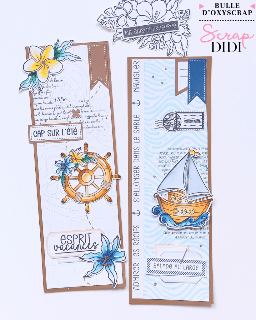 Duo de marque-pages | Scrapbooking