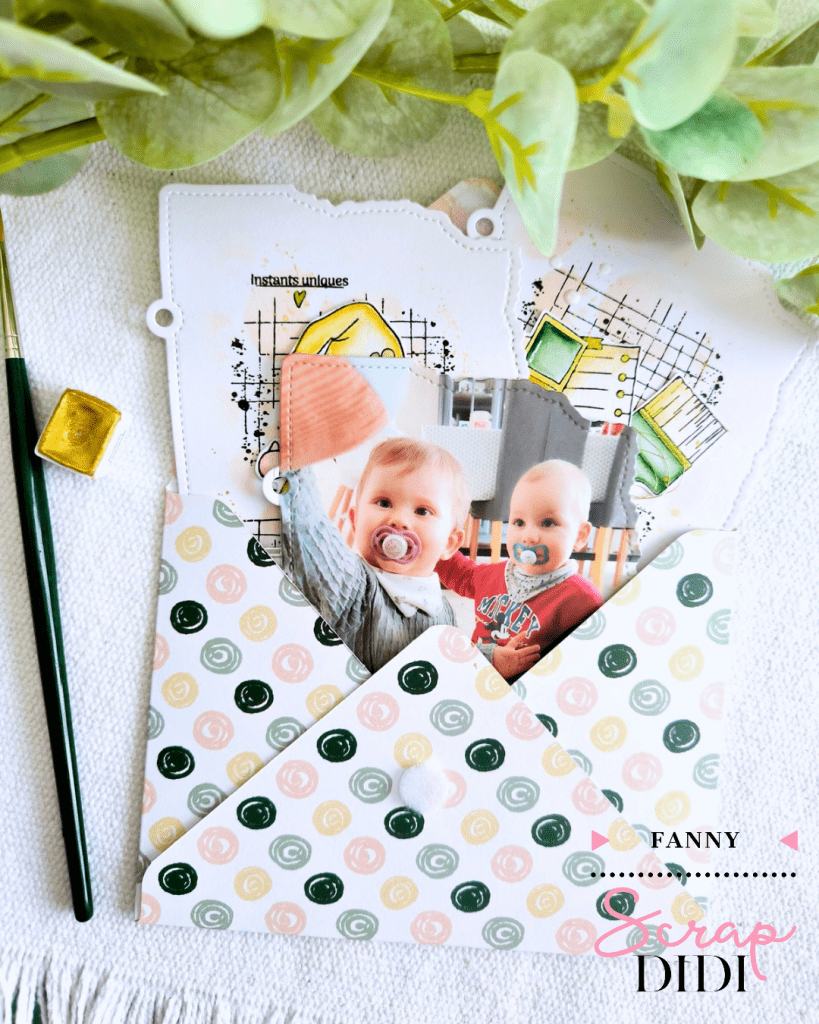 Trio de cartes et enveloppe souvenir