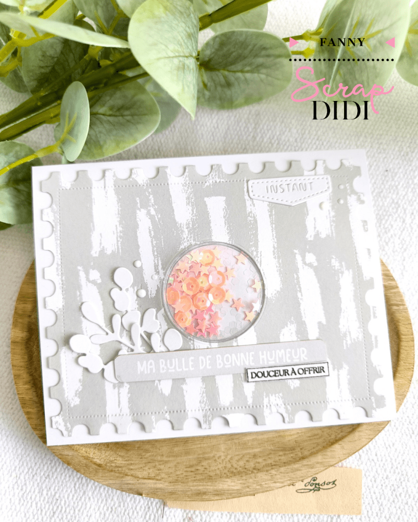 Carte shaker “Ma bulle de bonne humeur”