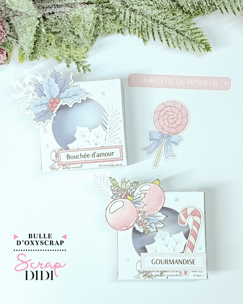 Boîtes gourmandes : duo de boîtes de Noël