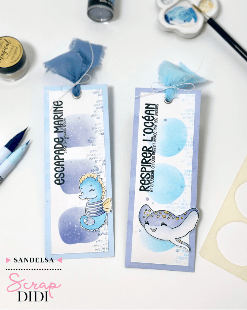 Duo de marque-pages marins