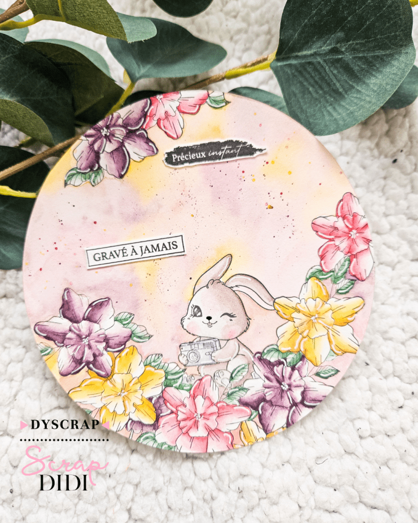 Page d’Art Journal en Format Rond