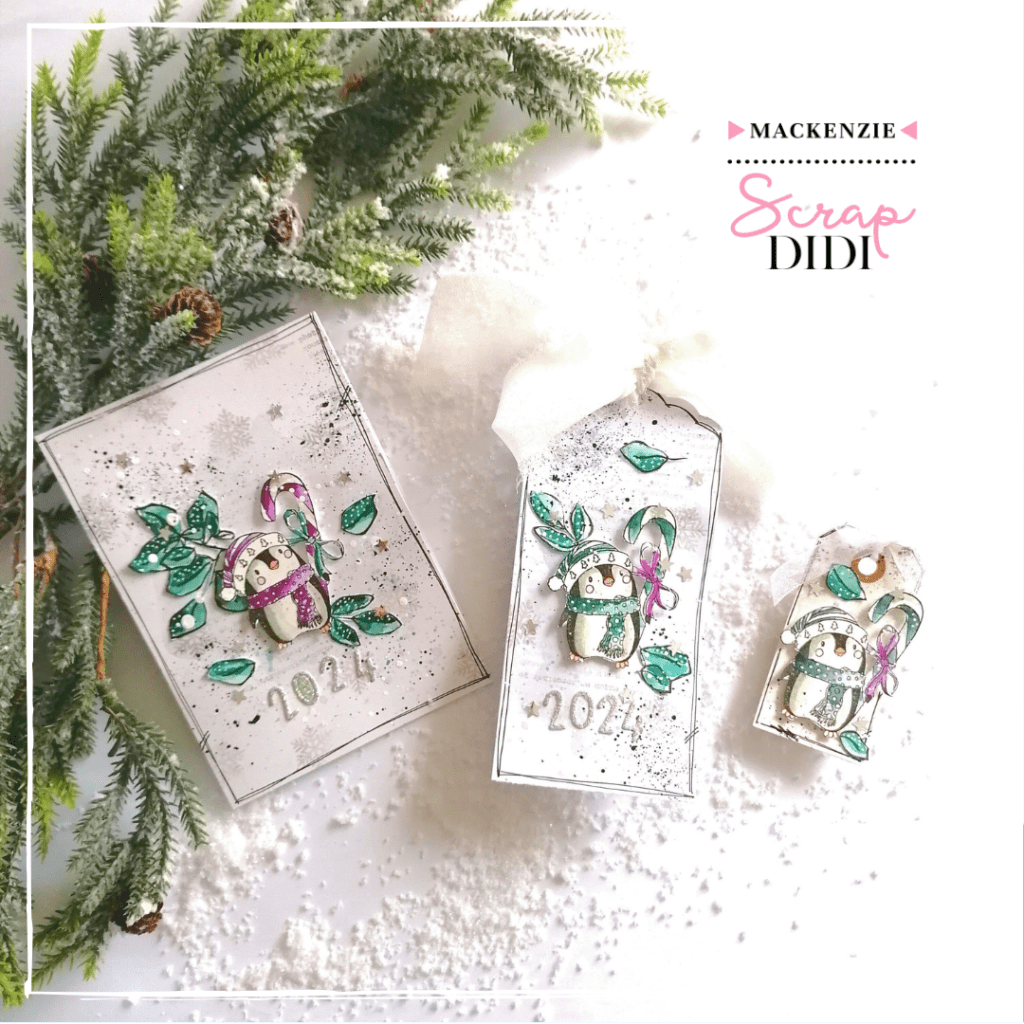 Trio de cartes de voeux