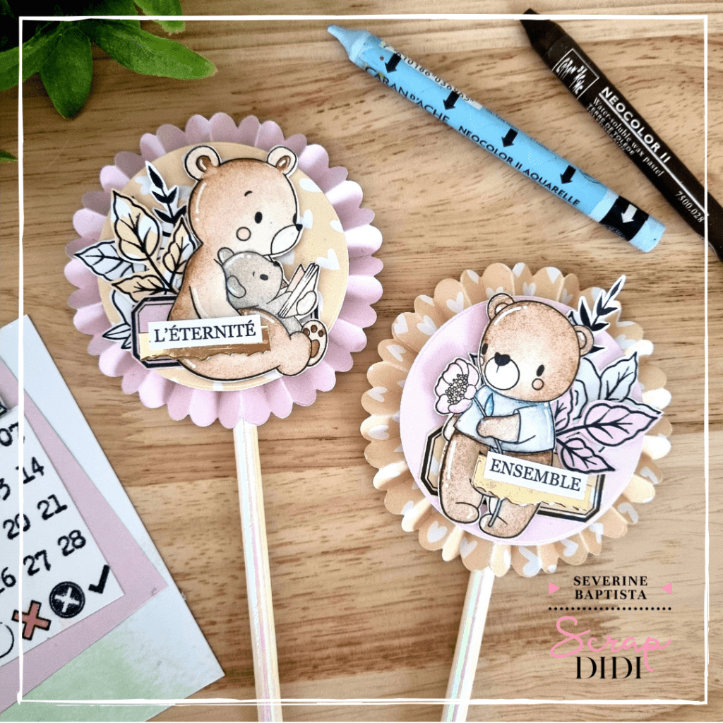 Duo de rosettes