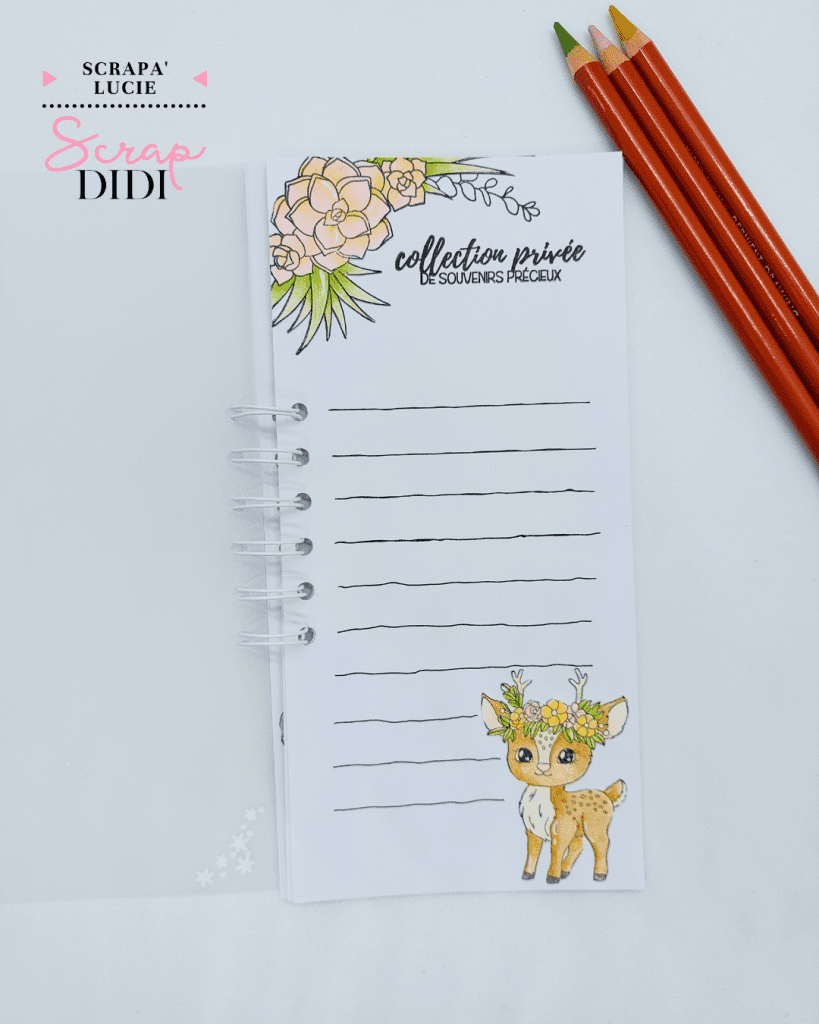 Carnet de notes scrap