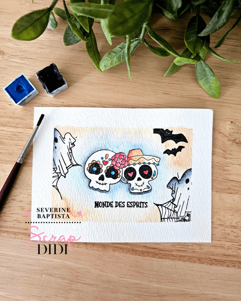 Tutoriel Scrapbooking - Carte Halloween