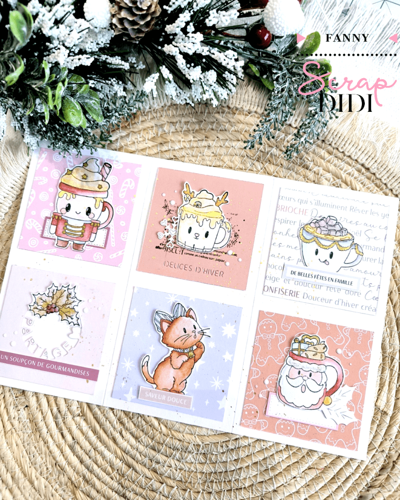 Carte moodboard hivernale