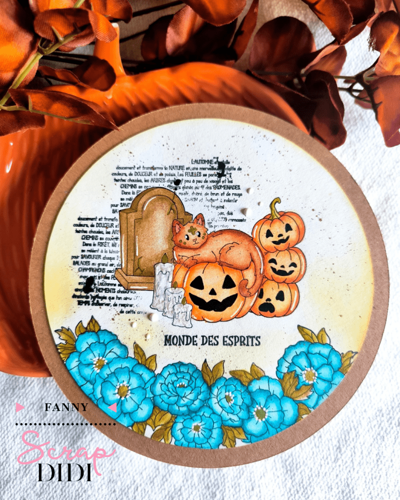 Carte ronde Halloween | Frissons Mexicains