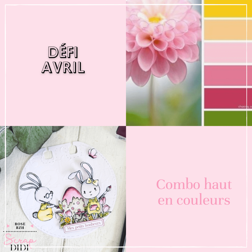 Défi Avril - Un combo haut en couleurs