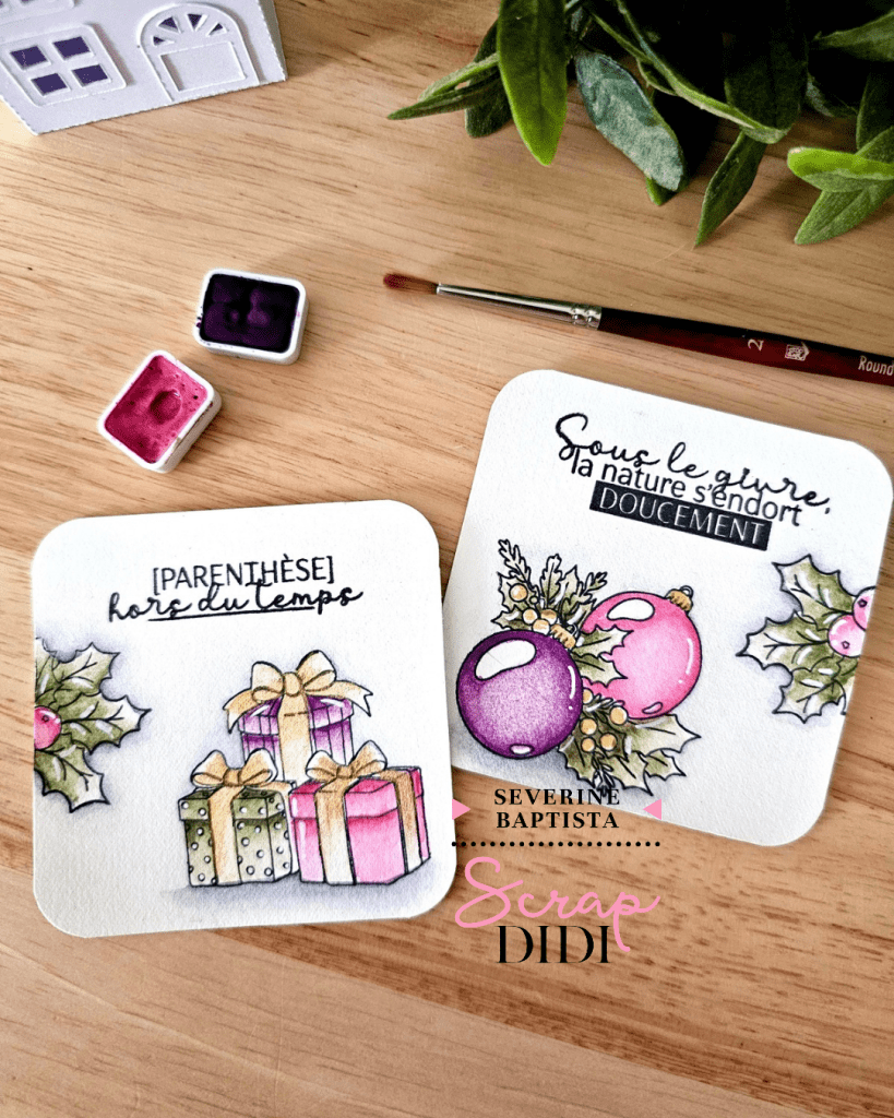 Duo d’Inkboxcards de Noël