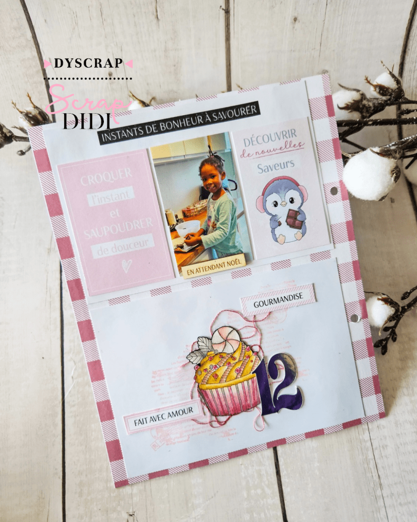 December Daily : une page souvenir gourmande