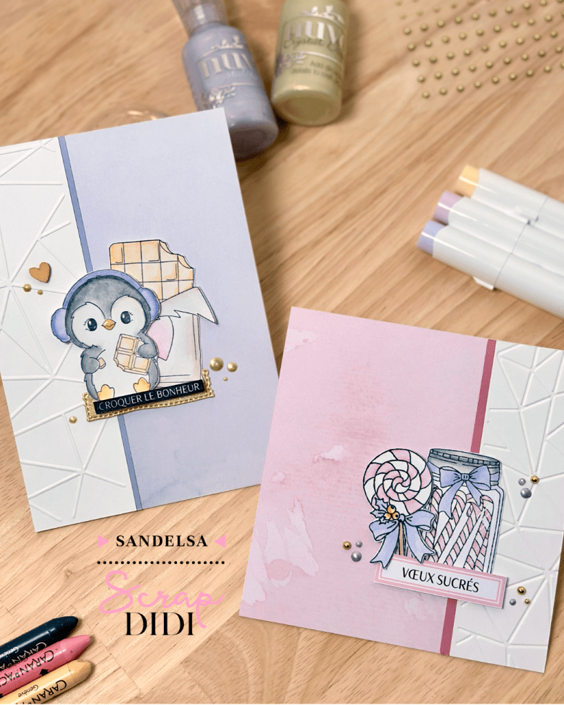 Deux cartes, deux techniques