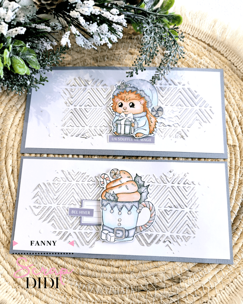 Duo de cartes hivernales