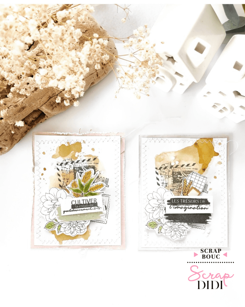 Duo de cartes aux couleurs de l’automne