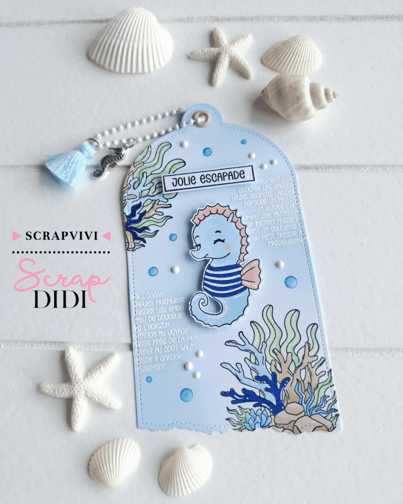 Étiquette Jolie Escapade - Scrapbooking
