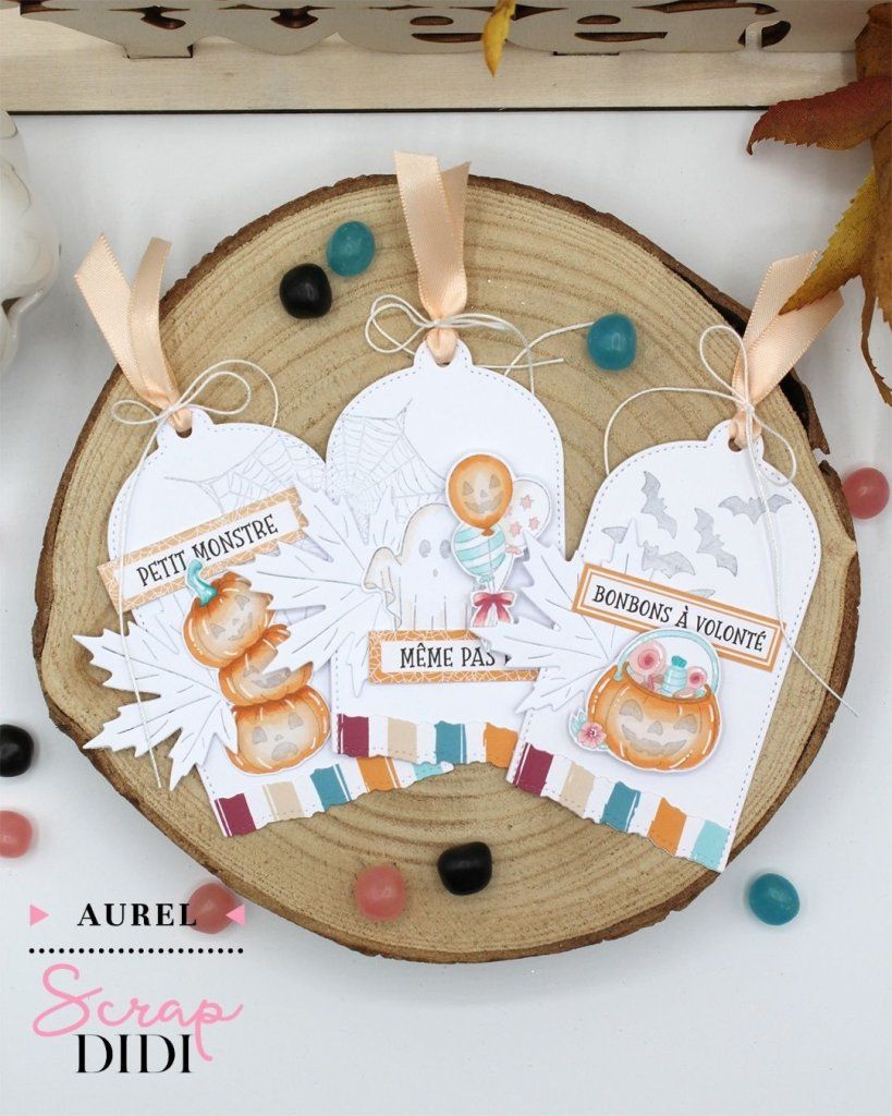 Étiquettes bonbons Halloween DIY
