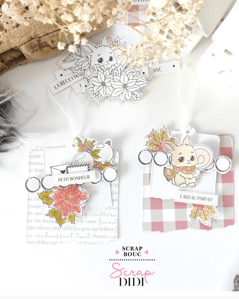 Étiquettes cadeaux : deux idées douces