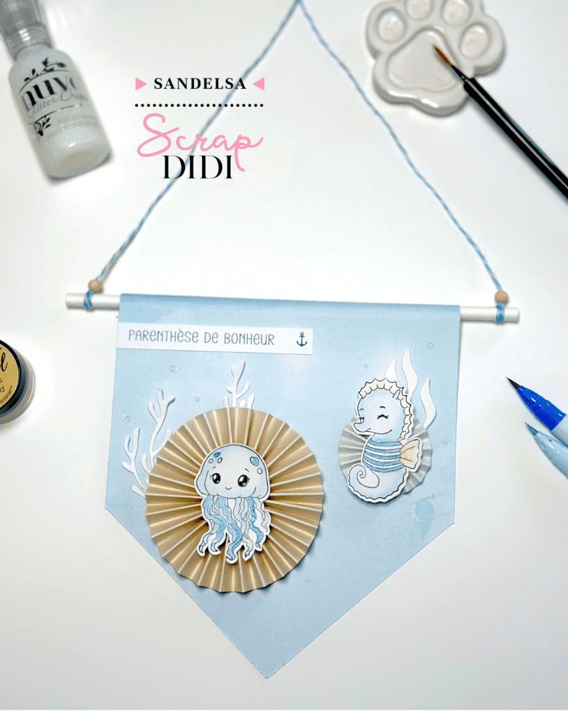 Fanion | Décoration scrapbooking