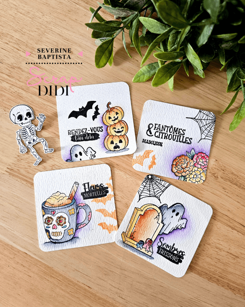 Inkboxcards Halloween | Cartes scrapbooking