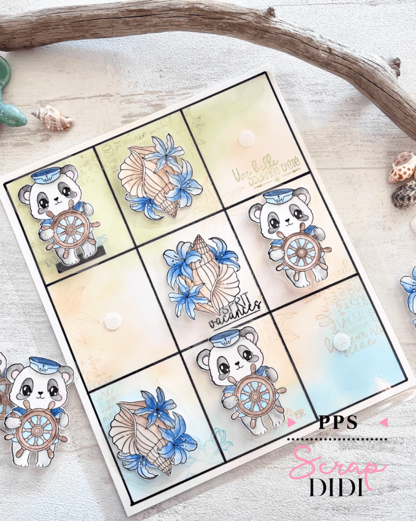 Jeu de morpion DIY | Scrapbooking