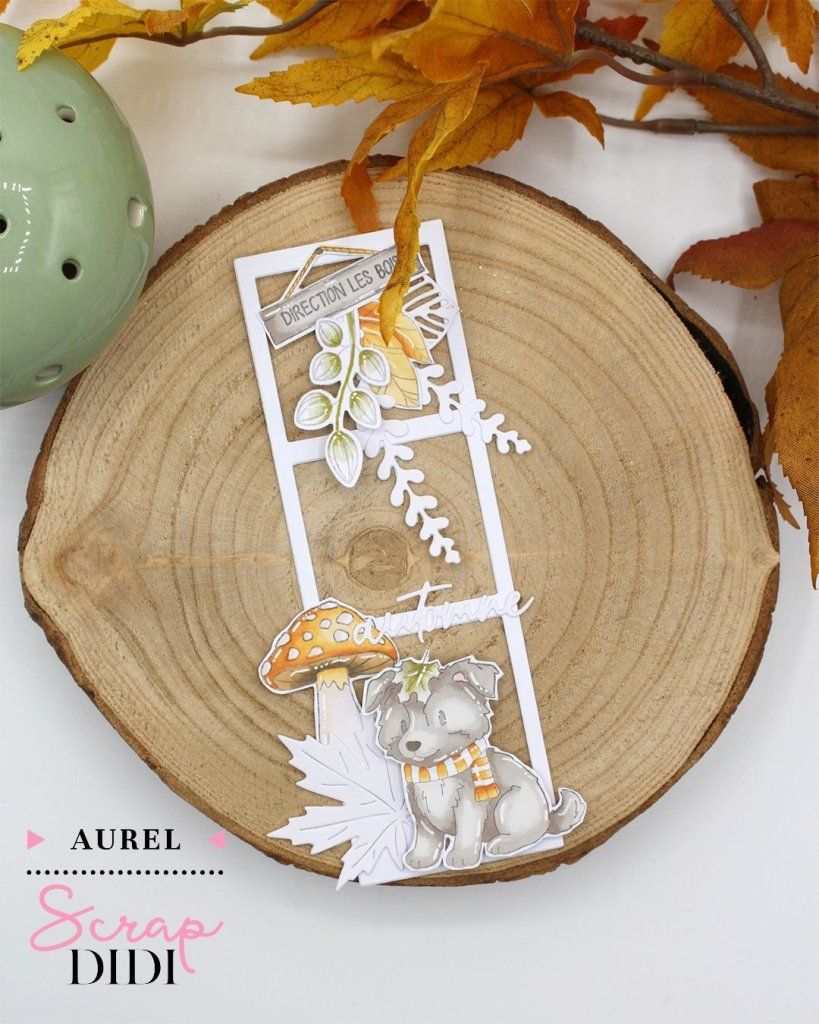 Marque-page automnal | Scrapbooking