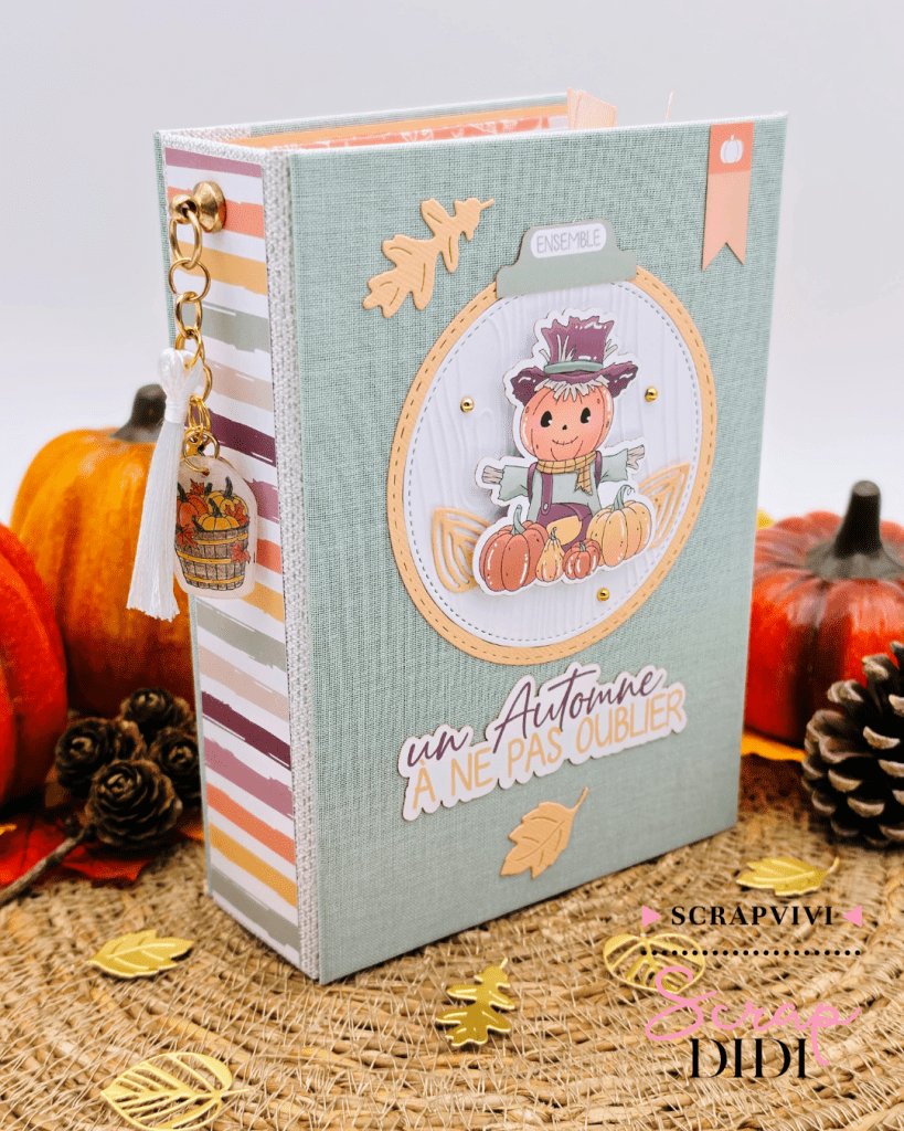 Mini-album scrapbooking automne