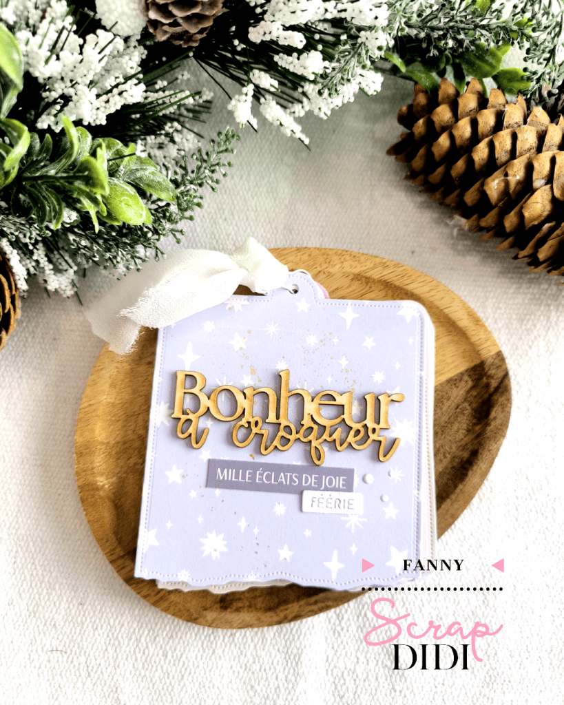 Mini album “Étiquettes déchirées” : souvenirs de Noël