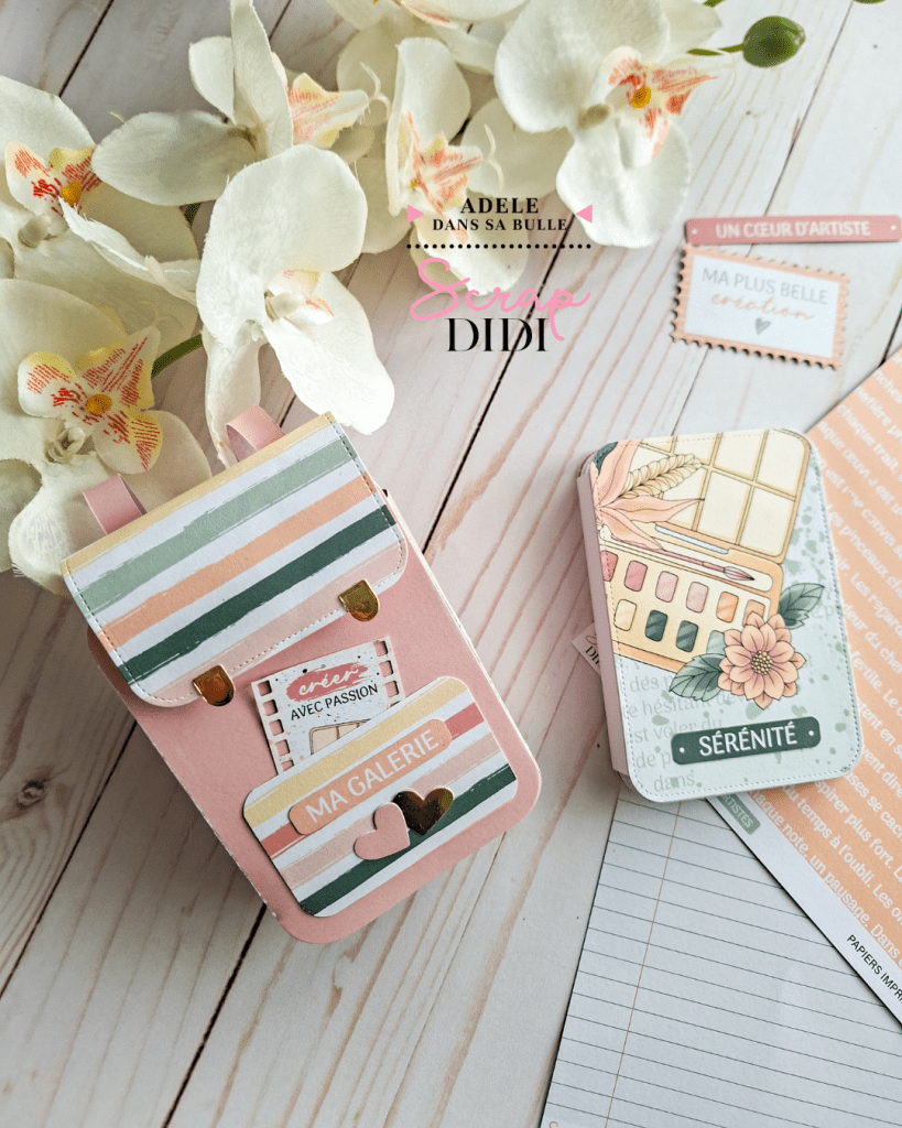 Mini album - Sac à dos | Tuto scrapbooking original