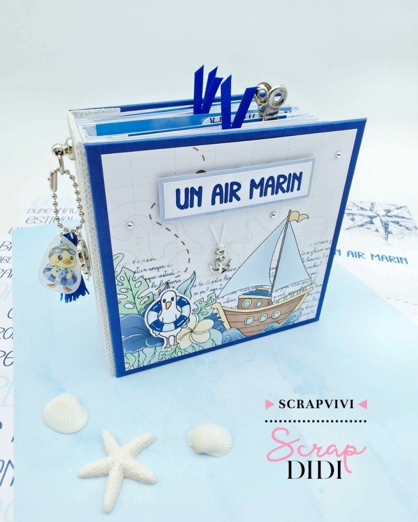 Mini album - Un air marin | Album photo vacances mer
