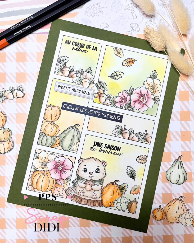 Moodboard automnal | Inspiration scrapbooking et tutoriel