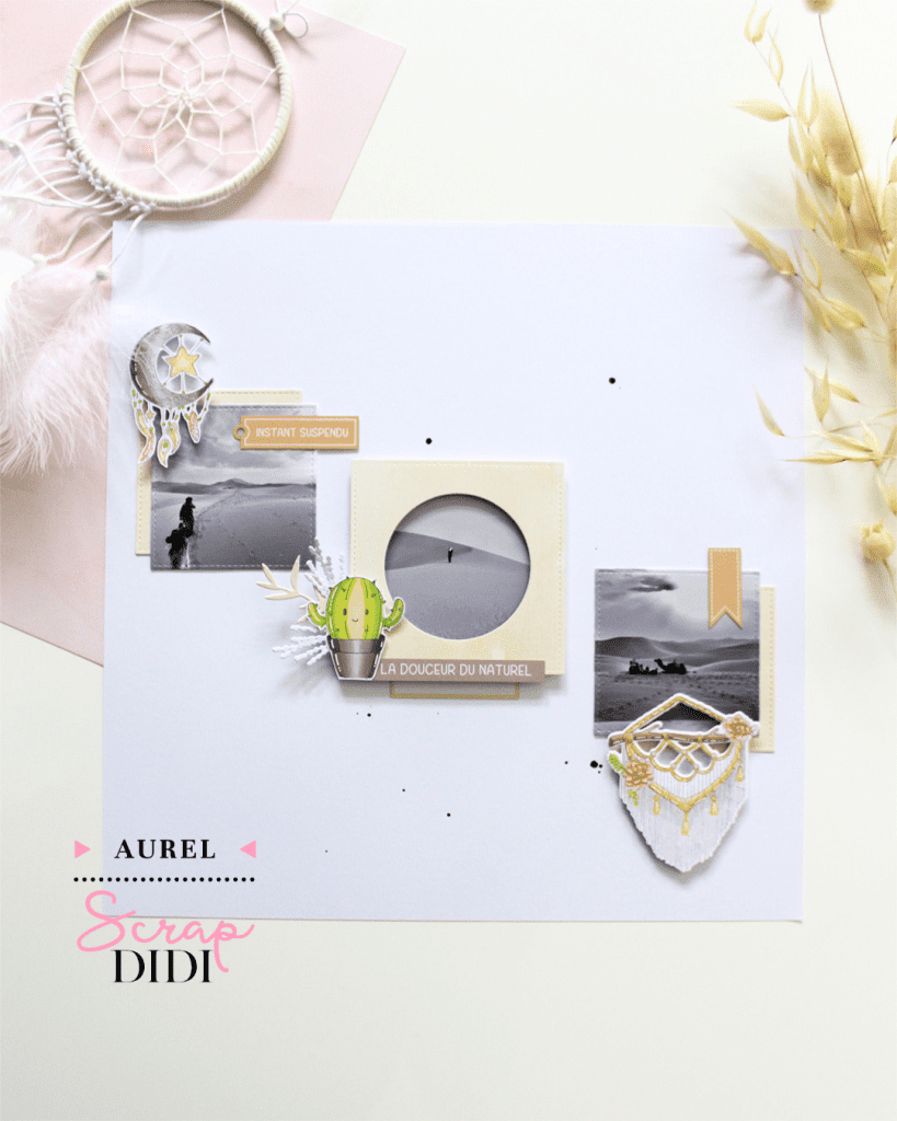 Page Scrap -  La douceur 