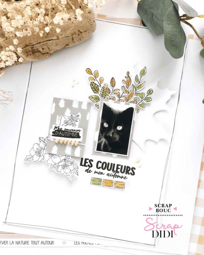 Page Les couleurs de mon automne | Scrapbooking