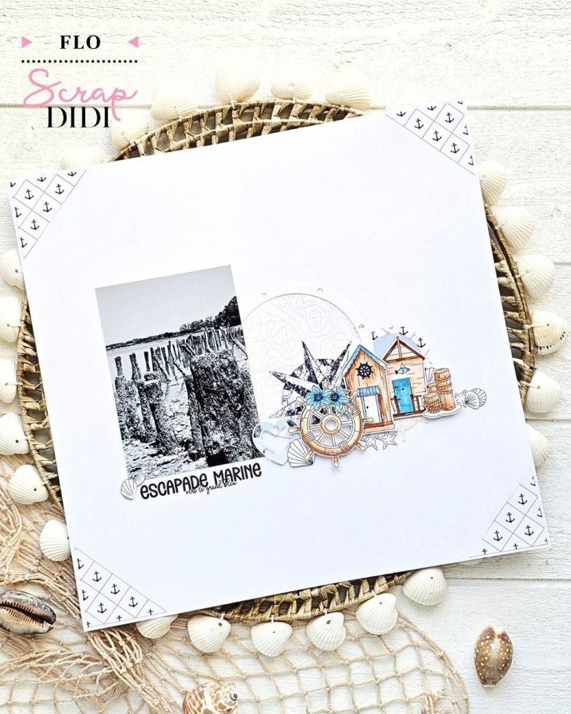 Page Air iodé breton | Scrapbooking
