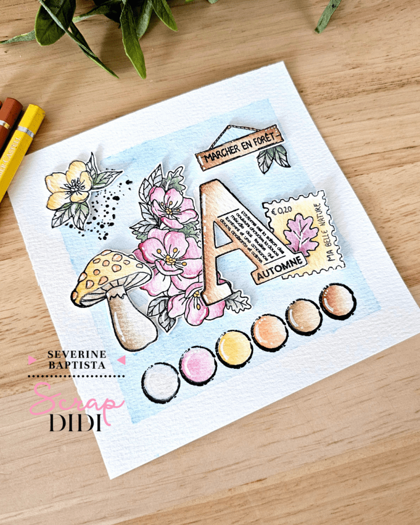 Page scrapbooking automne | Au cœur de la forêt