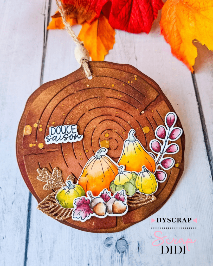 Suspension rondins d’automne | Scrapbooking DIY