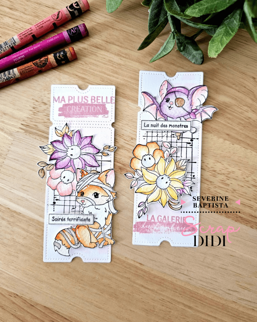 Tags Halloween en scrapbooking