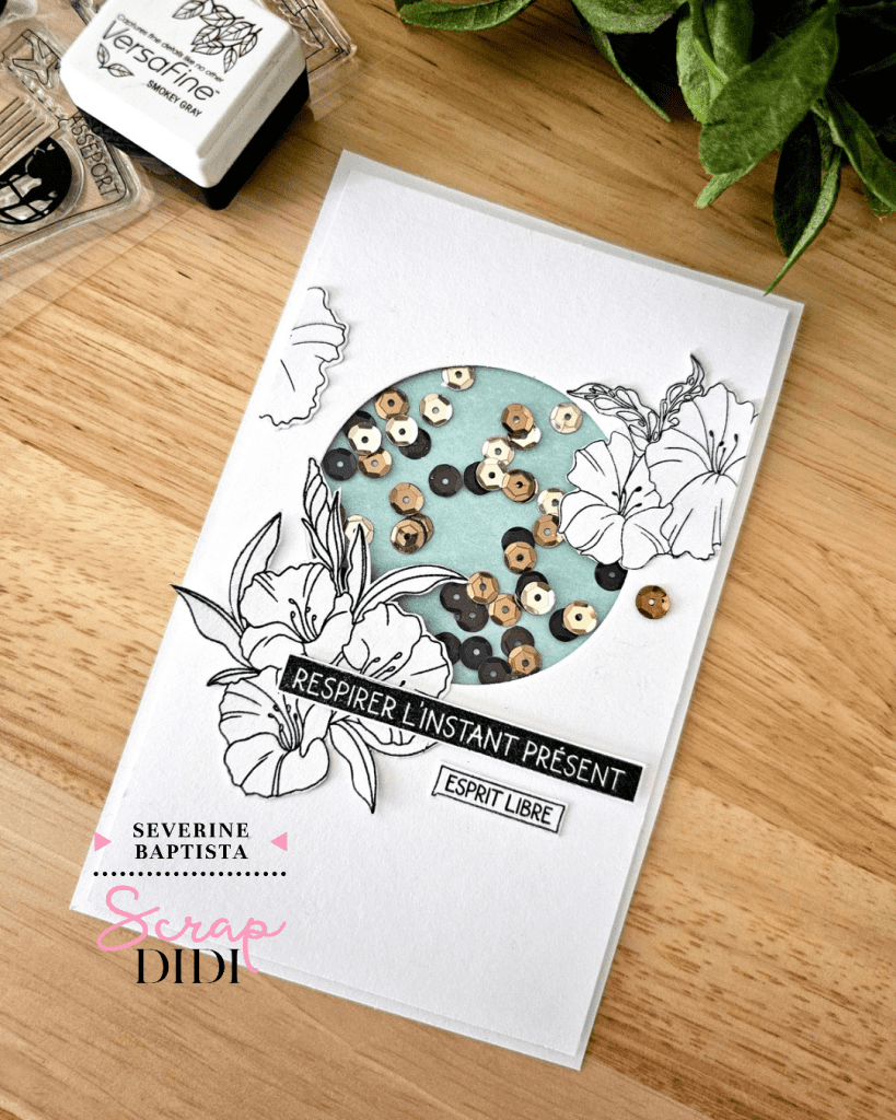 Carte Shaker – Création avec la collection “Carnet de bord”