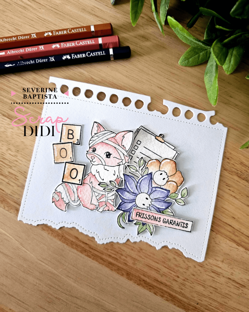 Carte Halloween – Le renard Doux Frissons