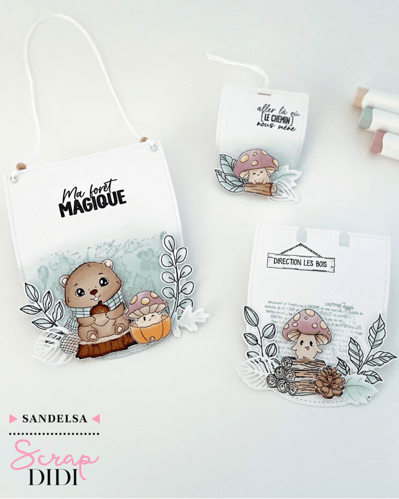 Trio - Au cœur de la forêt | Idées scrapbooking automne