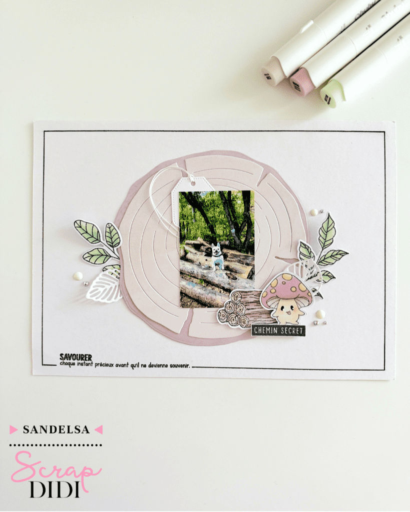Tuto - Page | Scrapbooking forêt 