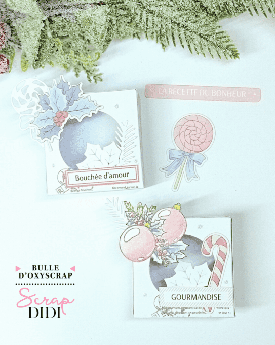 Die cuts papiers - Douceurs d'hiver 