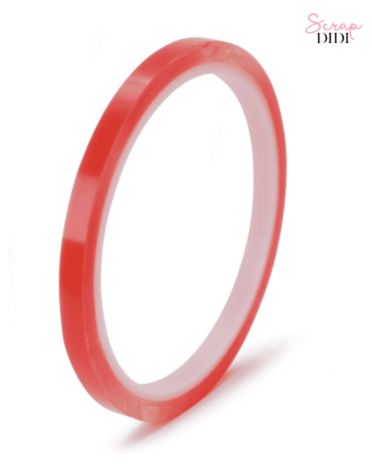 Ruban Adhésif Double Face Transparent 6mm x 10m – Collage invisible | Scrapbooking