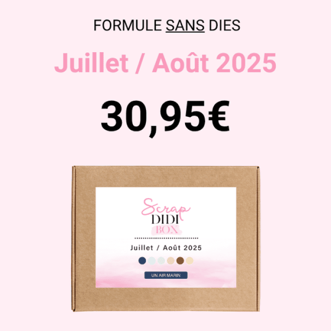 Scrap Didi BOX - Juillet / Août 2025 - SANS dies 