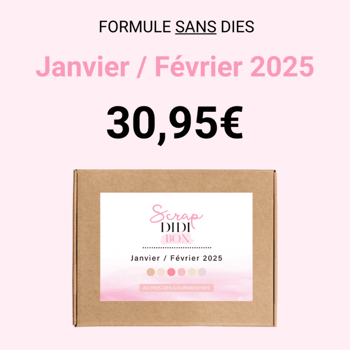 Scrap Didi BOX - Janvier / Février 2025 - SANS dies