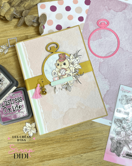 Kit papiers unis & aquarelle - Le sablier du temps