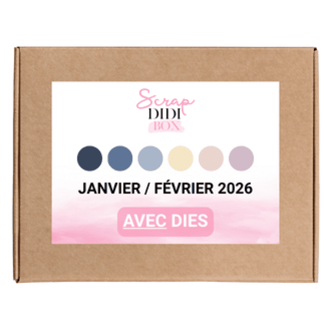 [Une nuit étoilée] Scrap Didi BOX - Janvier / Février 2026 - AVEC dies  