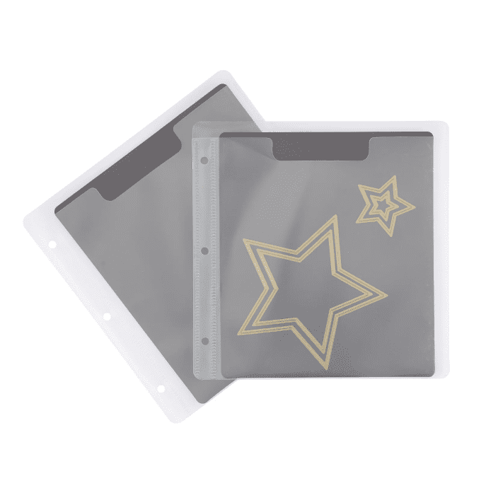 Feuilles magnétiques dans pochette plastique transparente Vaessen Creative