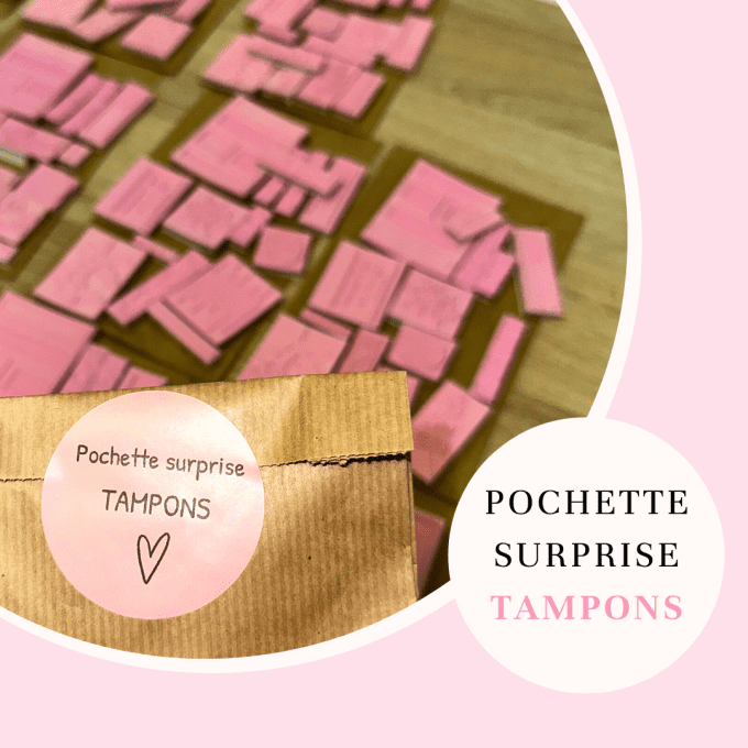 pochette surprise TAMPONS